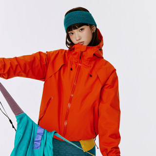 Burgenland Hooded Short Three-In-One Jacket for Women, New Autumn and Winter Outdoor Sports Thickened Windbreaker Jacket