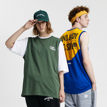World cloth dance hustleandfreeze quick-drying trend loose jersey T-shirt hip-hop version sleeveless jersey