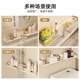 Washbasin Faucet Storage Rack Bathroom Mirror Wall-Mounted Shelf Bathroom Punch-Free Washbasin Storage Rack