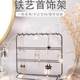 Estante de almacenamiento de pendientes japonés, joyero sencillo y creativo de estilo ins, gran capacidad, pendientes, collar, anillo, estante para joyería
