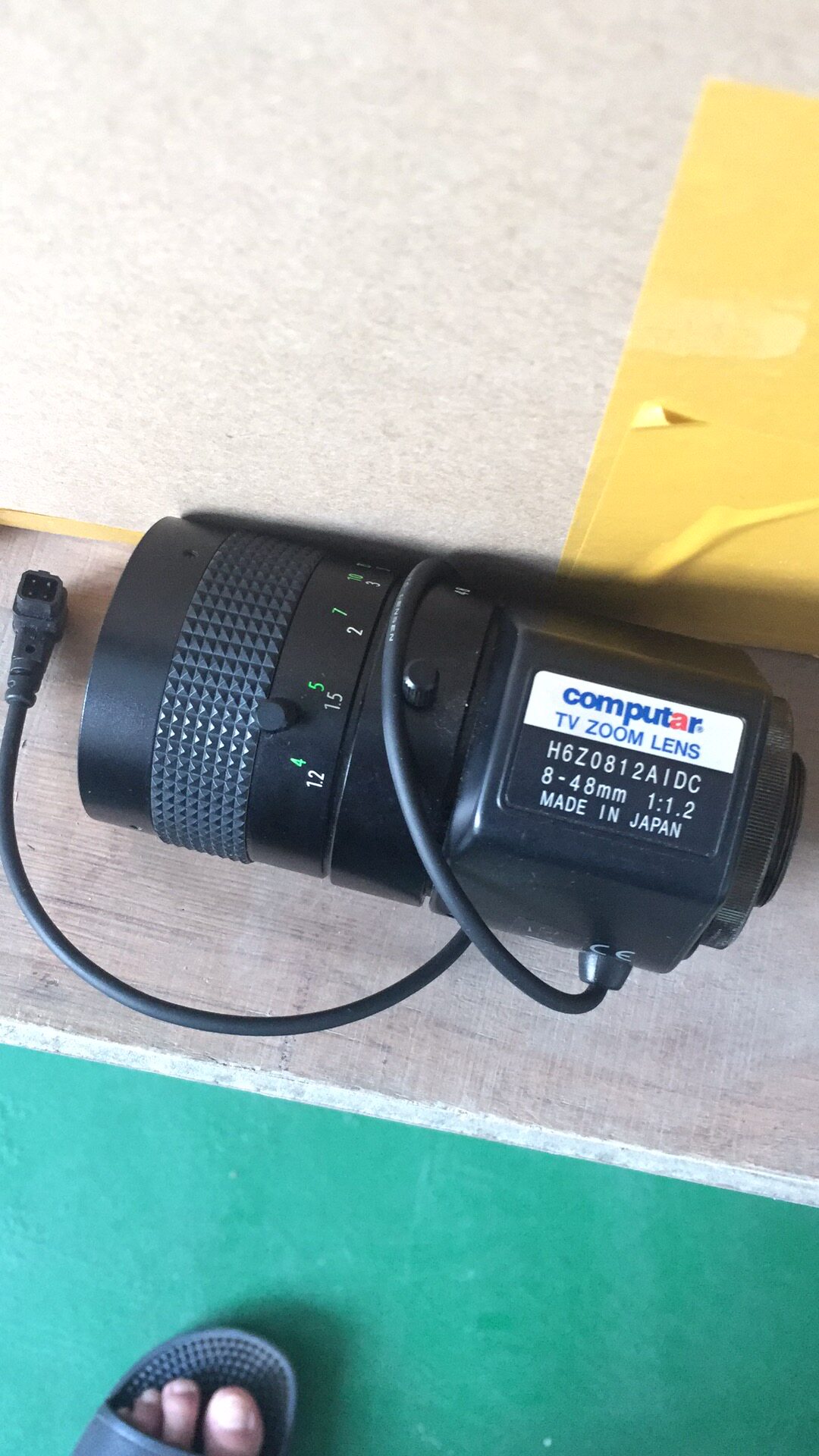 H6Z0812AIDC Computar monitoring lens 8-48mm 1:1 2