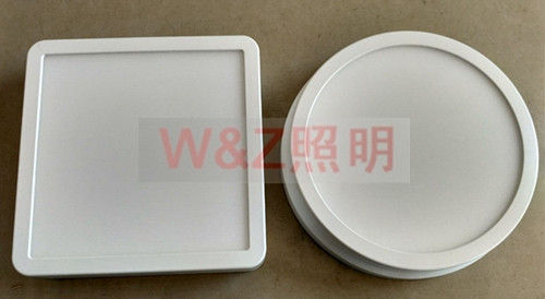 Happy bright LED open-fitting kitchen and bathroom lamp ceiling type 12W 18W square round kitchen and bathroom aisle open-fitting ceiling lamp