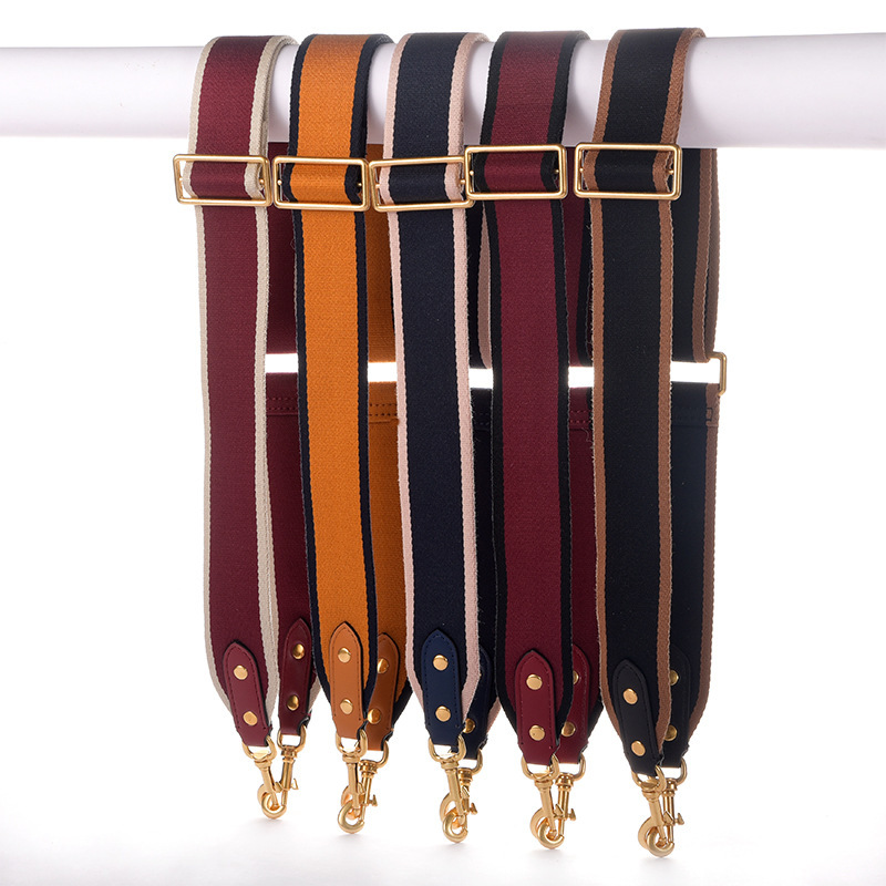 Suitable for Coach Mk Canvas Field Shopping Bag with Adjustable Length Wide Shoulder Strap Crossbody Woven Strap