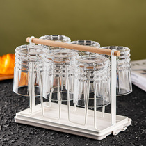 Quality only choose glass home transparent drinking cup Milk Cup simple living room heat-resistant green tea cup set