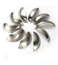 Nickel Wire Drawing Medicine Cabinet Handle Dumplings Semi-circle Handle Modern Drawer Shell Handle
