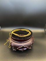 Natural gold amber necklace