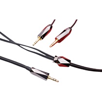 Mellow voice frequency to sibilance four eight-core shield structure of single crystal copper headset cable connection signal line