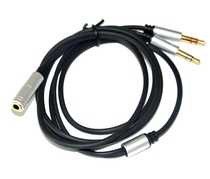 Computer headphones convert microphone two in one conversion mobile phone ear wire wire audio one-second