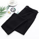 8207 fat sister mm large size casual trousers for women summer thin nine-point pants 210 pounds high waist loose slimming small feet