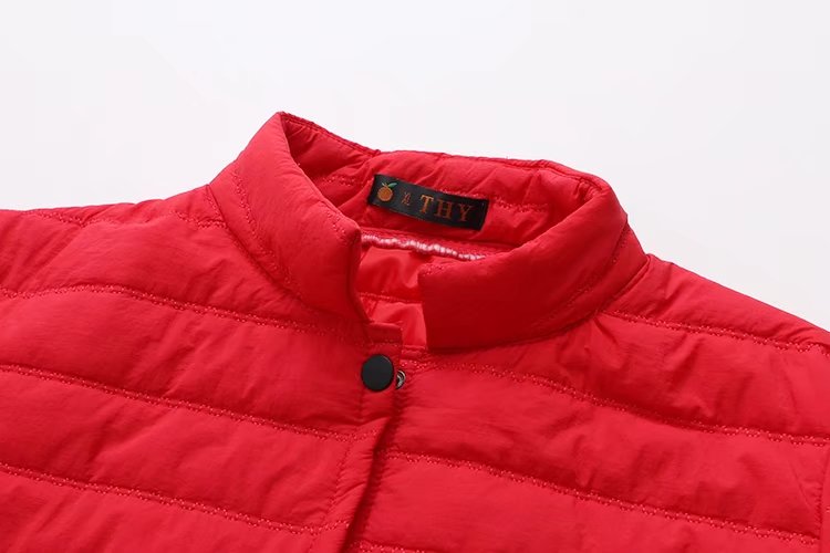 Áo khoác cotton cỡ lớn 240 kg 2018 mùa đông dài nhẹ xuống áo khoác cotton cổ áo cổ áo khí chất mỏng manh Hàn Quốc áo khoác phao nữ đẹp