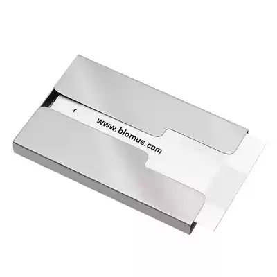 (Clearance)Creative stainless steel business card holder men's and women's business card box ultra-thin free lettering