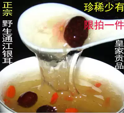 (Rare Treasure Grade) Wild Tongjiang Tremella white fungus new natural dry food baswood sulfur-free Tremella