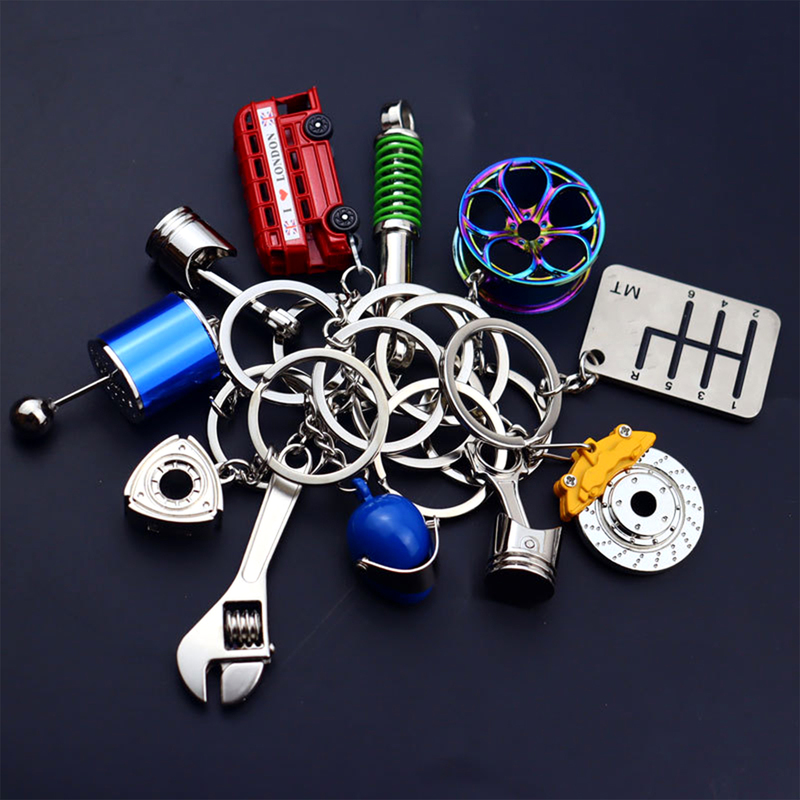 Jdm Keychain Metal Creative Pendant Key Chain Modified Car Turbo Piston Caliper Shock Absorber Personalized Pendant Trendy Jdm Keychain Metal Creative Pendant Key Chain Modified Car Turbo Piston Caliper Shock Absorber Personalized Pendant Trendy