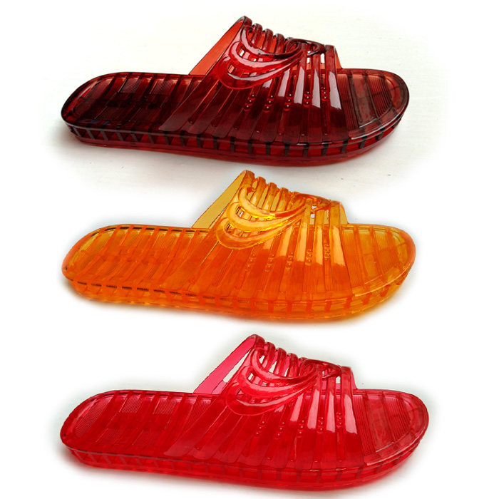 2022 summer anti-foot odor flat heel crystal home bathroom non-slip ladies one word non-slip fashion trendy slippers