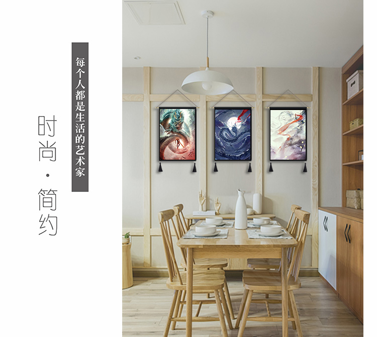 Dasheng trở lại vải treo tranh in bông vải lanh phòng ngủ đầu giường phòng khách tường nền tấm thảm - Tapestry thảm treo tường one piece