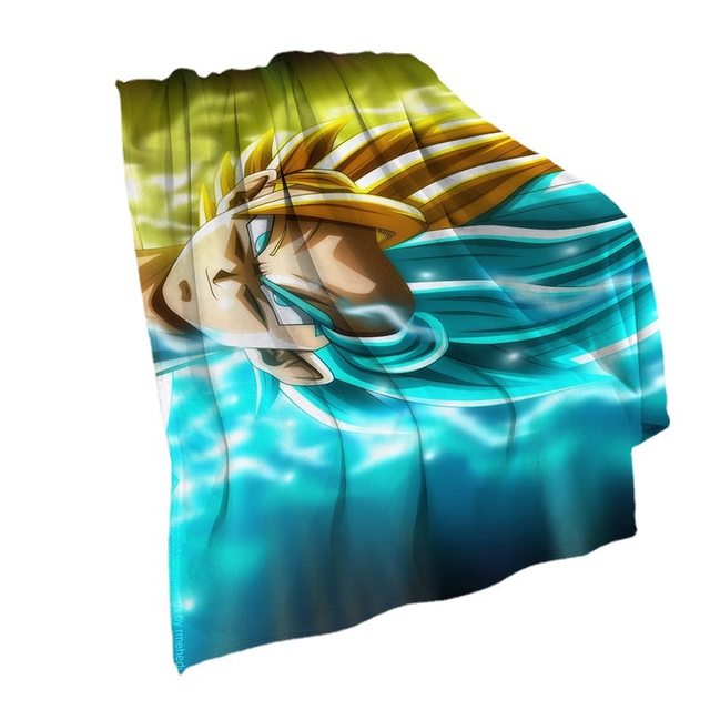 Classic Animation Dragon Ball Blanket ສິນຄ້າໃຫມ່ Spot Coral Fleece Flannel Blanket ເຄື່ອງປັບອາກາດ Four Seasons Blanket