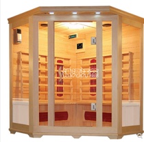 Far infrared sauna room Energy house Sweat steam room 3-4 people pentagonal light wave room