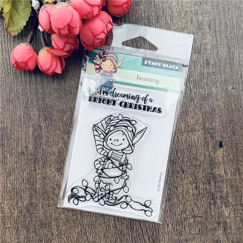 Penny black colorful fairy Beaming import transparent seal