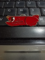 Winter Olympics Badge Sponsor Omega Badge Omega OMEGA Badge Bobsleigh Badge
