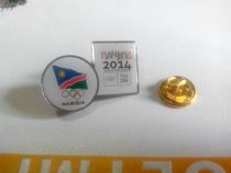 2014 Nanjing Youth Olympic Games badge Namibia Olympic Committee badge Namibia NOC badge