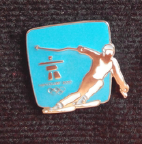 2010温哥华冬奥会徽章 运动项目徽章 滑雪徽章