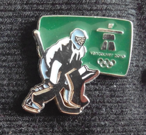 2010 Vancouver Winter Olympics Badges Sports Badges Ice Hockey Goalkeeper Badges