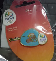 2016 Brazil Rio Olympic Games badges mascot event badges track cycling badges
