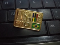 2016 Rio Olympic Games badge in Brazil International Canoe Association badge