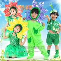 Trẻ em hoa, cây lớn, cây nhỏ, cỏ, cây con, biểu diễn, hoa, cây, mặt trời, hoa, váy, trang phục thời trang trẻ em nam
