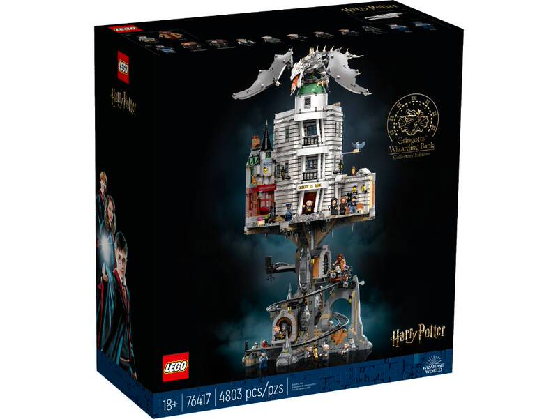 Lego 76417 Harry Potter Gringotts Wizarding Bank Building Blocks Toy for Boys Collectible Educational Assembly Set
