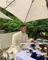 Gahkstudio Advanced custom rich and rich famous lady afternoon tea small sausage pants beautiful ~