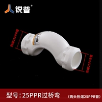 Толстый 25 мм (6 баллов) пересекает изгиб моста