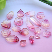 20 price colored glaze mermaid Ji gold powder petals peony gold powder Handmade ancient style hair hairpin diy tassel step shake