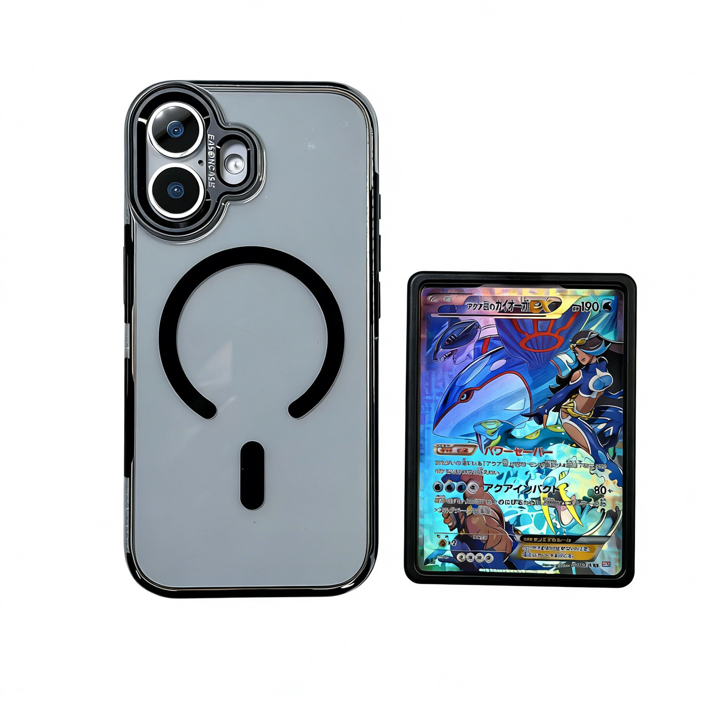magsafe pokemon card holder Amazon.com: TopDeck Phone Case for iPhone 14 - Black | Card/Photo Phone Case  Display Top Loaders & Sleeves main image 0