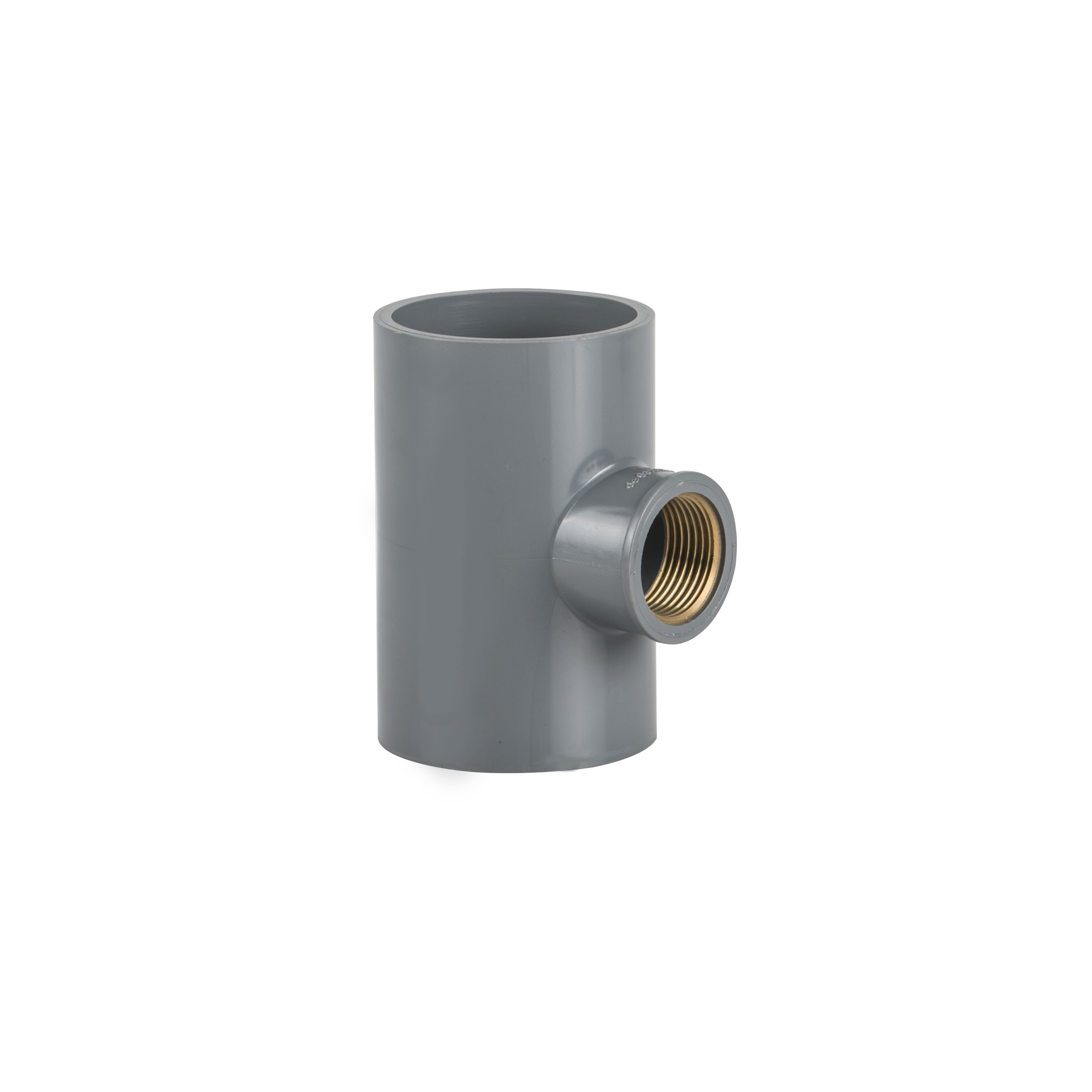 PVC pipe fittings PVC-U copper inner wire tee PVC copper inner tooth tee (from 20 to 63)
