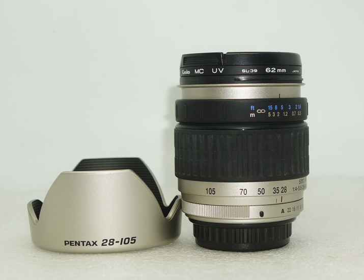 Pentax Pentax PK FA 28-105 4-5.6 Ống kính DSLR K5 K1 95 Mặt trăng bạc mới Scimitar