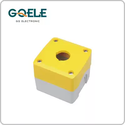Takahashi electronic brand GOB-1A-YW (cover yellow seat White) GOB-1A-GW (cover gray seat White) button box 1 hole