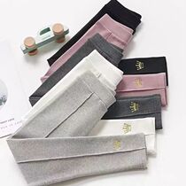 Girls leggings plus velvet thickening new autumn and winter trousers in the big childrens cotton Korean version all-in-one velvet warm outside wear tide