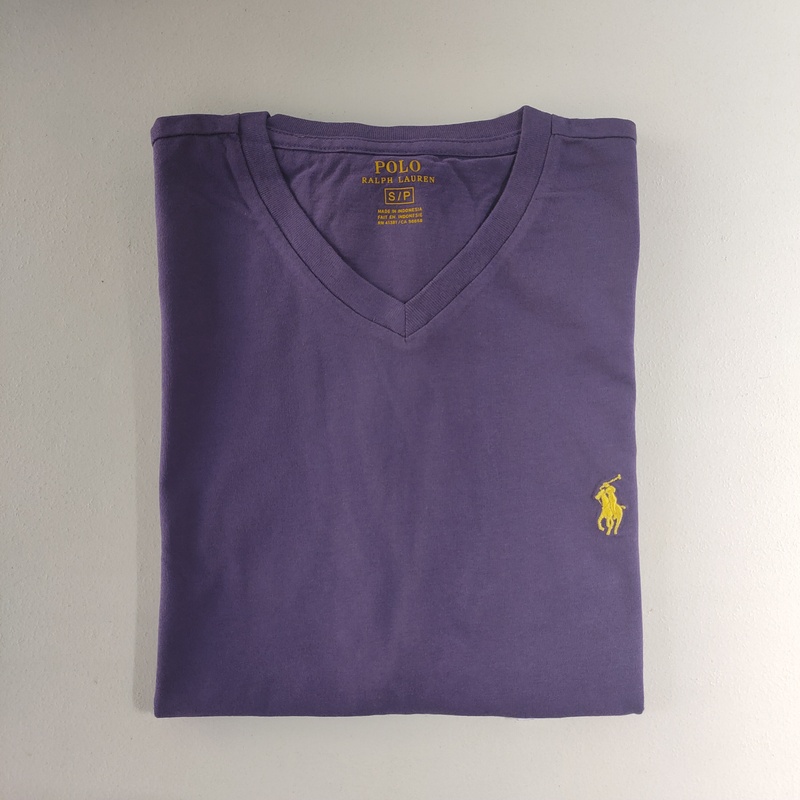 Meidai Zheng - Genuine Polo Ralph Men's Pure Cotton V-Neck Short-Sleeve T-Shirt in Stock at a Special Price