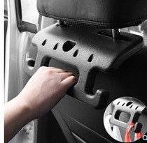 Car seat back adhesive hook multifunctional storage adhesive hook car armrest elderly safety handle creative car supplies