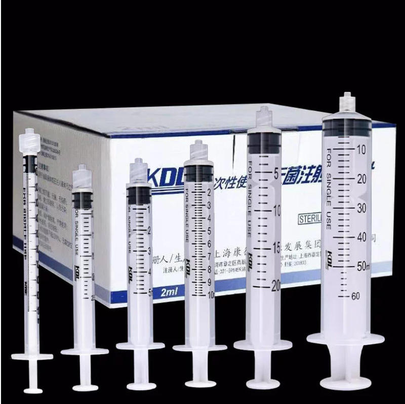 Shanghai Kangdelai Screw-Mouth Syringe, Disposable Dosing Syringe, Water-Light Needle Tube