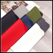 Customized pu leather spectacle bag soft bag glasses box knife pocket fashion sunglasses bag sunglasses bag slanted pocket