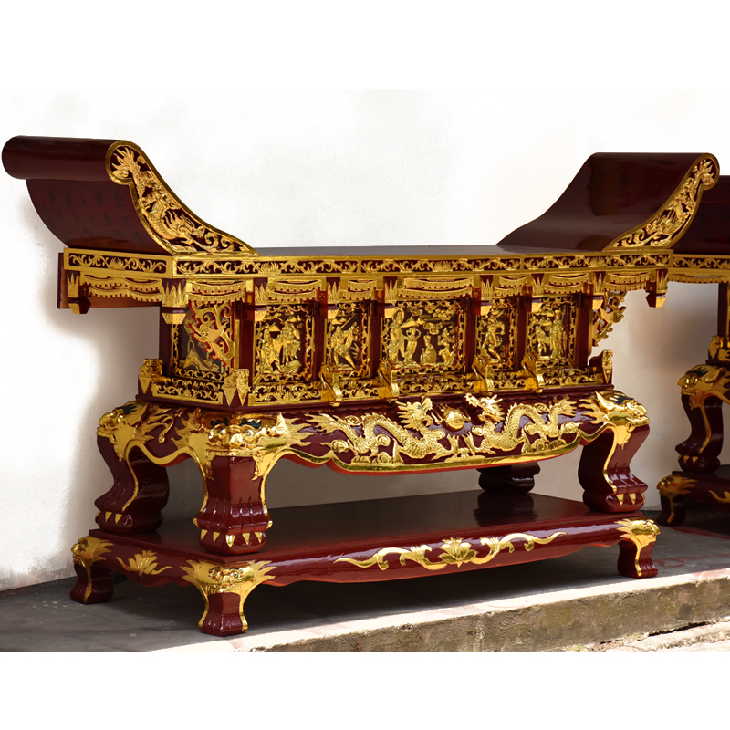 Monastery Yuanbao Table Small supply table for table solid wood Shentai temples big for table Yuan Baobao Table Gentia Table Gentia Table Buddha Table Gods Table