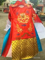 Drama Dragon Robe God of Wealth Costume Peking Opera Opera Costume champion Clothing Groom Wedding Costume (Buddha Dragon Robe)