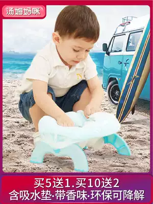 tommom care children's portable toilet cleaning bag with absorbent cooling pad Environmentally friendly biodegradable disposable garbage bag