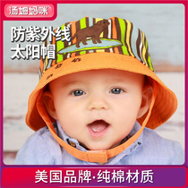 American Jamie Rae hats anti-ultraviolet sunshade hat sun hat baby child hat hair band