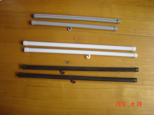 Custom hanging shaft lever plastic painting shaft silk painting hanging shaft shadow building hanging drawing pole poster pole black grey 1 6 diameter-Taobao