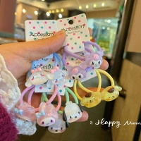 Sanrio, детский комплект, мультяшная резинка для волос