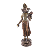 Play goods Import Green Degree Mother Doro Guanyin Bodhisattva Tara Buddha statue Sculpture Statue Home Collection Art Pendulum