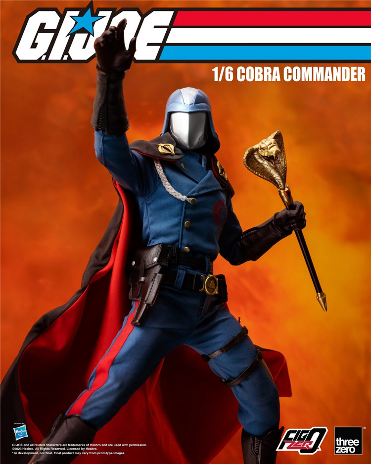 Threezero G.I. Joe 1/6 Cobra Commander Action Figures Model In